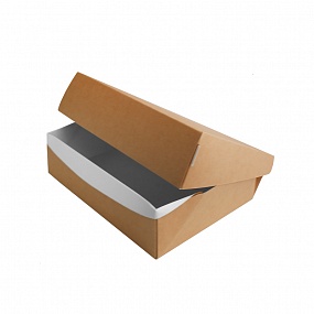 Коробка крафт с окошком Unibox 1000-W